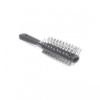 Brosse Duo-Face 2x9 Perlet Nyl Perlée Manche Ruby