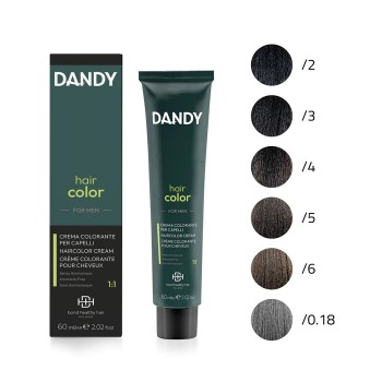 Crème colorante pour cheveux Homme Dandy Hair Color