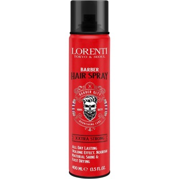 Lorenti Barber Hair Spray Extra-forts 400 ml