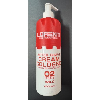 LORENTI AFTER SHAVE CREAM COLOGNE WILD 400ML