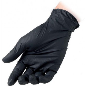 Gants Powder Free black Nitrile Gloves Reflexx 78 – g. 4.0 (L)