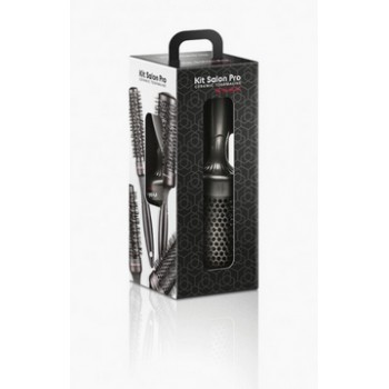 Kit Salon Pro 4 brosses Céramic Tourmaline - XANITALIA