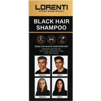 Black hair shampoo 400ml