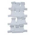 Pince Croco Blanche Eco Pm (6cm) X12