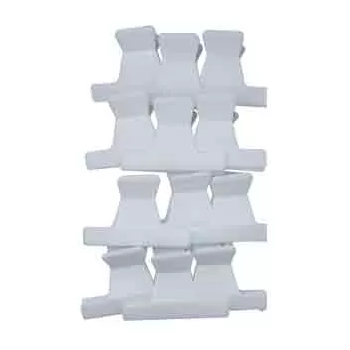 Pince Croco Blanche Eco Pm (6cm) X12