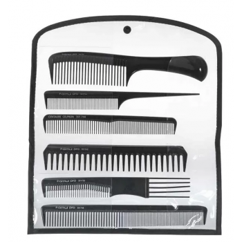 Trousse de 6 peignes professionnels - Formul Pro