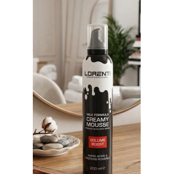 Mousse coiffante volumisante Lorenti pour cheveux bouclés 200 ml