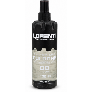 LORENTI Professional – Eau de Cologne Après-Rasage Legend 08 – 400 ml