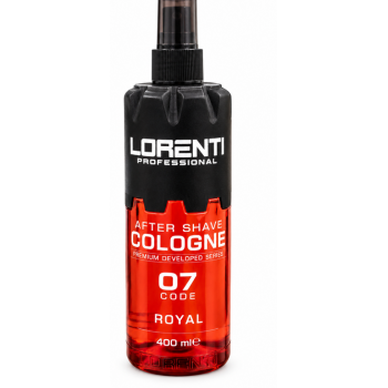 LORENTI Professional – Eau de Cologne Après-Rasage Royal 07 – 400 ml