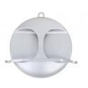 Grand Miroir ICE avec poignée Diam270mm Argent
