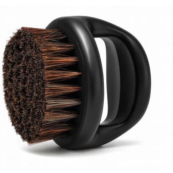 Brosse sanglier barbe Mini 60x40 mm poignée